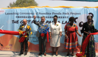 Launching ceremony of Namibia Panda Pack Project held in Windhoek