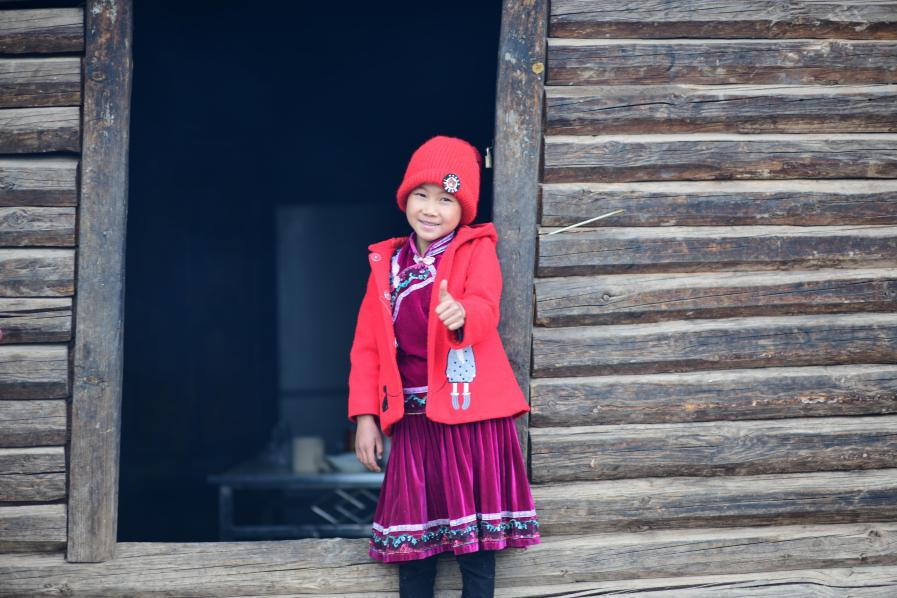 8-year-old beneficiary in Lanping 